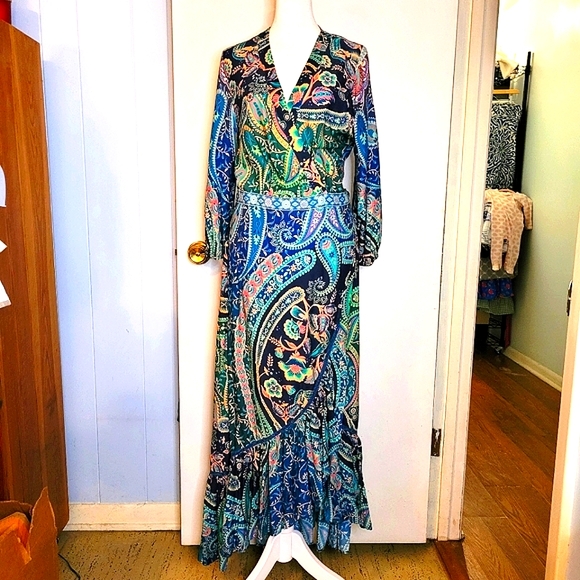 Farm Wrap Dress - Picture 1 of 5